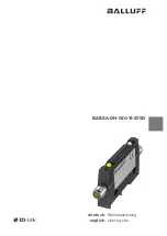 Предварительный просмотр 1 страницы Balluff BAE SA-OH-060-YI-S75G User Manual