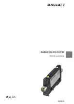 Предварительный просмотр 3 страницы Balluff BAE SA-OH-060-YI-S75G User Manual