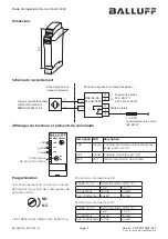 Preview for 8 page of Balluff BAE SA-XE-053-XR-SA39 User Manual