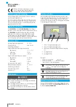 Предварительный просмотр 2 страницы Balluff BAE00E1 Manual