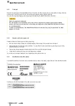 Предварительный просмотр 16 страницы Balluff BAE0103 User Manual