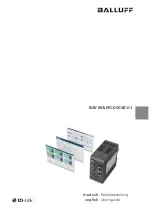 Balluff BAV MA-NC-00025-01 User Manual preview