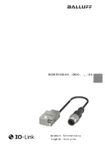 Preview for 1 page of Balluff BCM R15E-00 Series User Manual