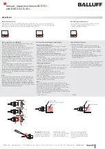 Preview for 4 page of Balluff BCS F01 Series Manual