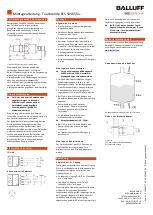 Balluff BCS S04K501Series Installation Manual предпросмотр