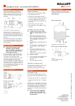 Предварительный просмотр 2 страницы Balluff BCS S04K501Series Installation Manual