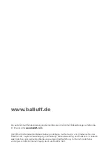 Preview for 2 page of Balluff BDD 750-1P01-000-203-2-A Condensed Manual