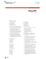 Предварительный просмотр 3 страницы Balluff BES 516-300-S345-S4-N User Manual