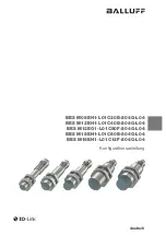 Предварительный просмотр 3 страницы Balluff BES M08EH1-L01C20B-S04G-L04 Configuration Manual