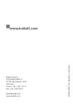 Preview for 32 page of Balluff BES M12EN-PFC40F-S04G-D11 User Manual