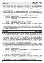 Предварительный просмотр 2 страницы Balluff BES M12ME-GNX40B-S04G-EEX Operating Instructions Manual