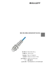 Balluff BES M12MG2-GNX20B-BT02-EXA User Manual preview