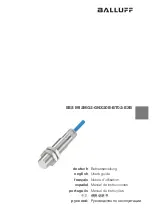 Preview for 1 page of Balluff BES M12MG2-GNX20B-BT02-EXB User Manual