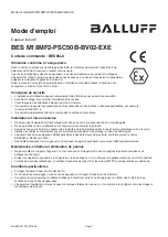 Предварительный просмотр 12 страницы Balluff BES M18MF2-PSC50B-BV02-EXE User Manual