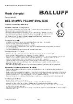 Предварительный просмотр 12 страницы Balluff BES M18MF2-PSC80F-BV02-EXE User Manual