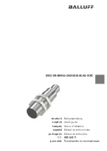 Preview for 1 page of Balluff BES M18MH2-GNX50B-S04G-EXC User Manual