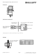 Preview for 8 page of Balluff BES M30EH2-GNX15F-BT02-X03 User Manual