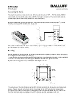 Предварительный просмотр 3 страницы Balluff BF-IDU02 Operating Manual