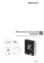 Предварительный просмотр 3 страницы Balluff BIS M-4008-048-0 ST4 PROFINET Series Operating Manual