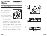 Balluff BIS M-411-068-001-09-S72 Installation Manual preview
