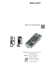 Предварительный просмотр 1 страницы Balluff BIS V-6106 Technical Reference, Operating Manual