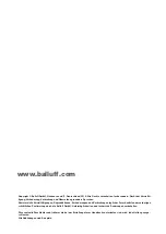 Предварительный просмотр 4 страницы Balluff BLA 50A-002-S4 User Manual