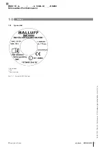 Preview for 19 page of Balluff BMD 1EAA Series User Manual