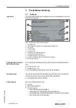 Предварительный просмотр 9 страницы Balluff BMD 1L Series User Manual