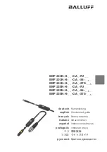 Balluff BMF 203K-H Series Condensed Manual preview