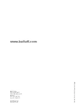 Preview for 40 page of Balluff BMF 235 Series User Manual