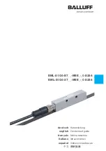 Preview for 1 page of Balluff BML-S1G0-S7 Series Condensed Manual