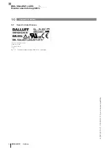 Preview for 106 page of Balluff BML SGA-AEZ1-LZZZ 1 Series User Manual