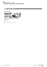 Preview for 51 page of Balluff BML SL1-ALZ-ZZ Series User Manual