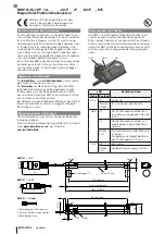 Предварительный просмотр 2 страницы Balluff BMP 01-EL1PP Series Condensed Manual