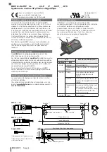 Предварительный просмотр 6 страницы Balluff BMP 01-EL1PP21A-0128-00-P00,5-S75 Condensed Manual