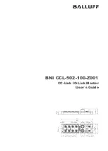 Предварительный просмотр 41 страницы Balluff BNI CCL-502-100-Z001 User Manual