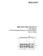 Balluff BNI ECT-508-105-Z015 User Manual preview