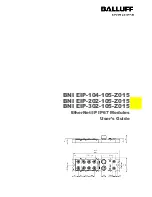 Balluff BNI EIP-104-105-Z015 User Manual предпросмотр