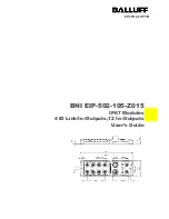 Balluff BNI EIP-502-105-Z015 User Manual предпросмотр