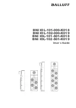 Balluff BNI IOL-101-000-K018 User Manual предпросмотр