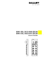 Balluff BNI IOL-302-000-Z026 User Manual preview