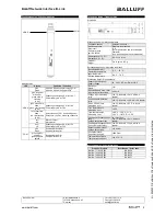 Предварительный просмотр 2 страницы Balluff BNI IOL-717-002-E023 Installation Manual