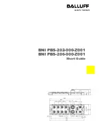 Balluff BNI PBS-202-000-Z001 Short Manual preview