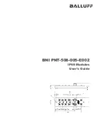 Balluff BNI PNT-508-005-E002 User Manual предпросмотр