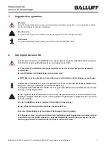 Preview for 17 page of Balluff BOD 26K-LB06-S92-C Mounting And Operating Instructions