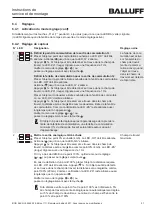 Preview for 21 page of Balluff BOD 26K-LB06-S92-C Mounting And Operating Instructions