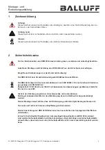 Предварительный просмотр 3 страницы Balluff BOD 26K Series Mounting And Operating Instructions