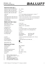 Предварительный просмотр 9 страницы Balluff BOD 26K Series Mounting And Operating Instructions