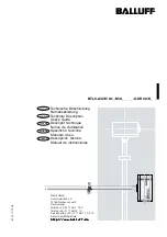 Preview for 1 page of Balluff BTL5-A11 series Technical Description, User'S Manual