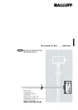 Preview for 3 page of Balluff BTL5-A11 series Technical Description, User'S Manual